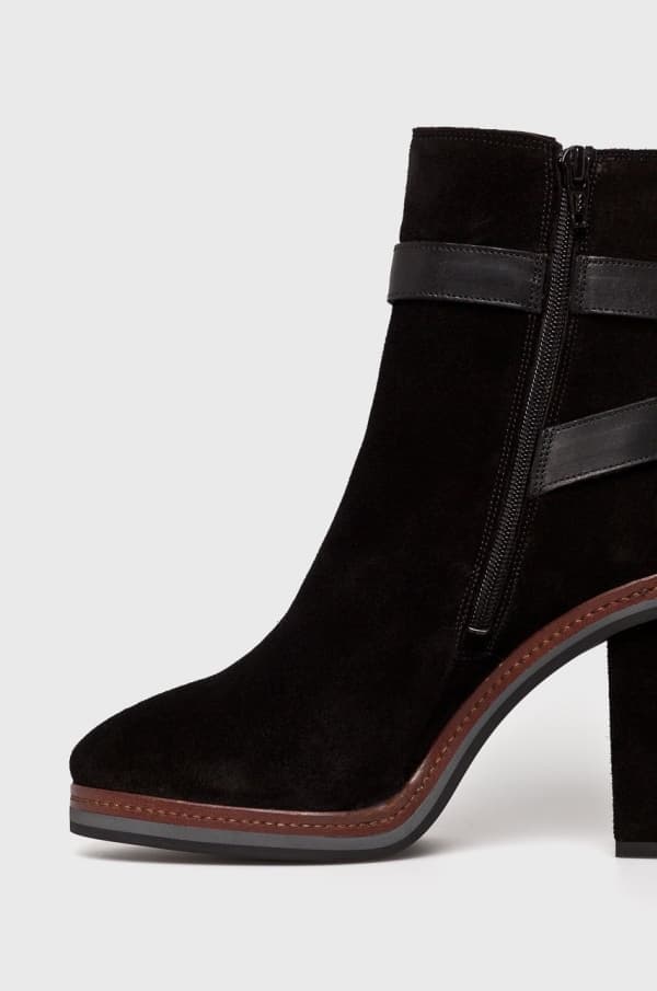Marc OPolo Black high-heeled boots, size 35.5