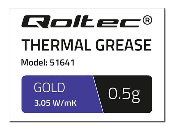 Qoltec 51641 - Termisk pasta - gull