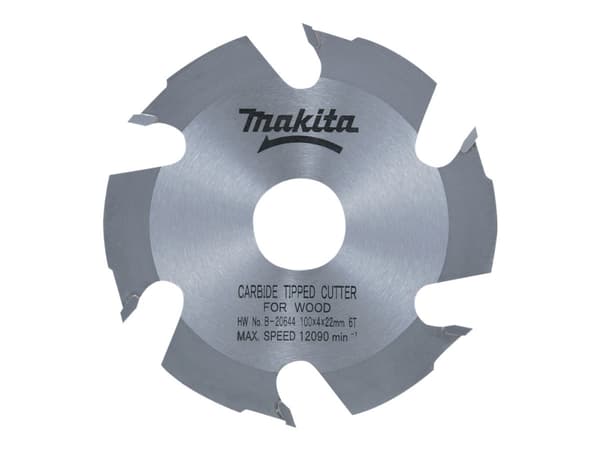 Makita - Groove cutting disc - för trä - 100 mm - 6 tänder - för P/N: DPJ180ZJ
