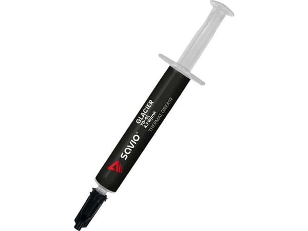 Savio TG-01, Lämpötahna, 4,7 W/m·K, 2,5 g/cm³, Hiili, Musta, -50 - 250 °C
