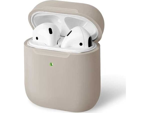 UNIQ Lino Case AirPods 1/2 gen.Silicone beige ivory