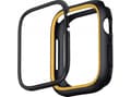 Pikkukuva 1 / 2: UNIQ Moduo kotelo Apple Watch Series 4/5/5/6/7/8/SE 40/41mm musta-sinappi/yönsinappi-sinappi