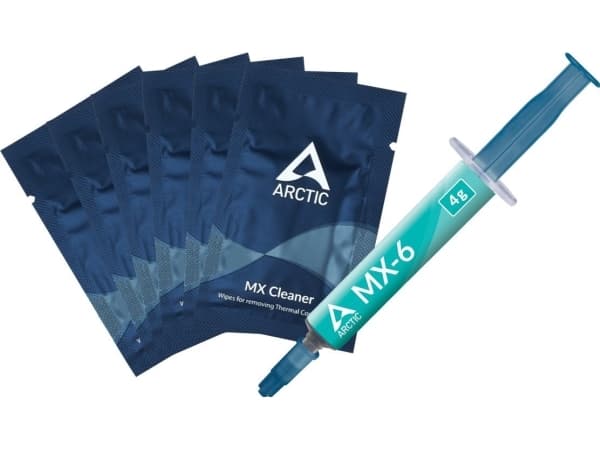 ARCTIC MX-6, Lämpötahna, Harmaa, 150 °C, -50 °C, 4 g, 1 kpl