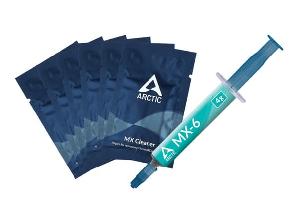 ARCTIC MX-6, Lämpötahna, Harmaa, 150 °C, -50 °C, 4 g, 1 kpl