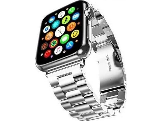 Mercury Mercury pasek Metal Apple Watch 42/44/45 mm srebrny/silver