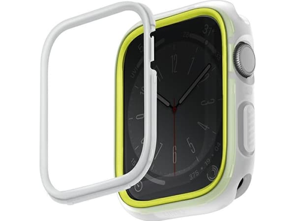 Veske til Apple Watch 4 / 5 / 6 / 7 / 8 / SE (42 / 44 / 45 MM) UNIQ Moduo lime - hvit