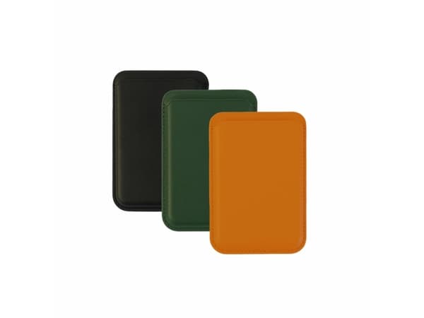 4smarts 541047, Korthållare, Svart, Cognac färg, Grön, PU-läder, Alla märken, 2 år, 95 mm