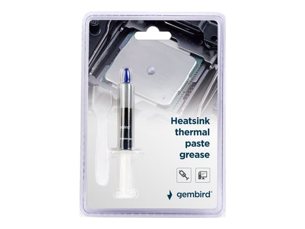 Gembird TG-G1.5-01, 4,5 W/m·K, Grå, 76 CPS, 0,205 °C/W, -50 - 240 °C, 50 mm