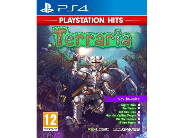 505 Games Terraria - PLAYSTATION HITS, PlayStation 4, T (Tonåring), Fysiskt medium