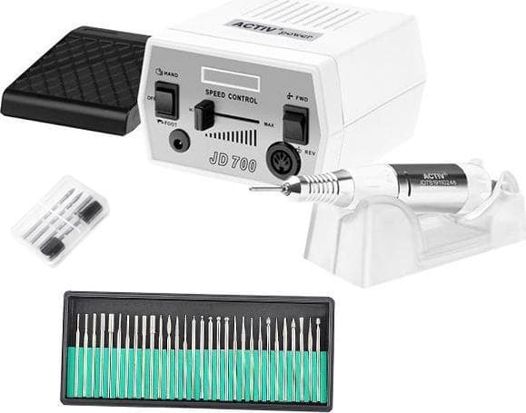 Activeshop FREZARKA ACTIV POWER JD700 WHITE +  FREZÓW DBD-F