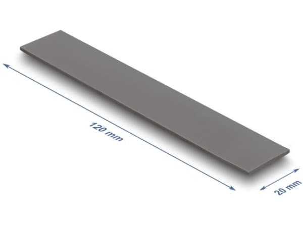 Delock Wärmeleitpad 120 x 20 x 1,5 mm für M.2 Module 3,2 W/mK - Low Oil Bleeding