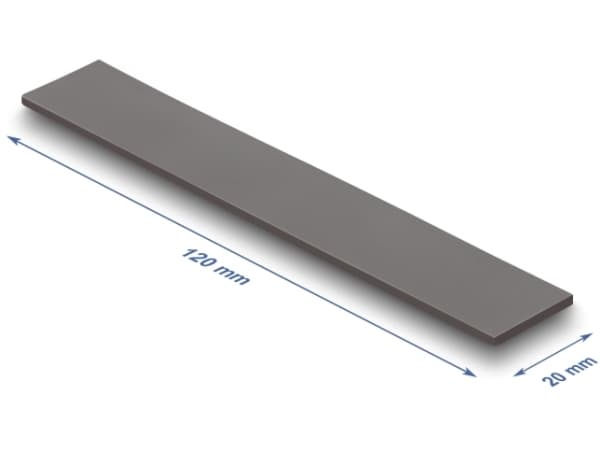 Delock Wärmeleitpad 120 x 20 x 3 mm für M.2 Module 3,2 W/mK - Low Oil Bleeding