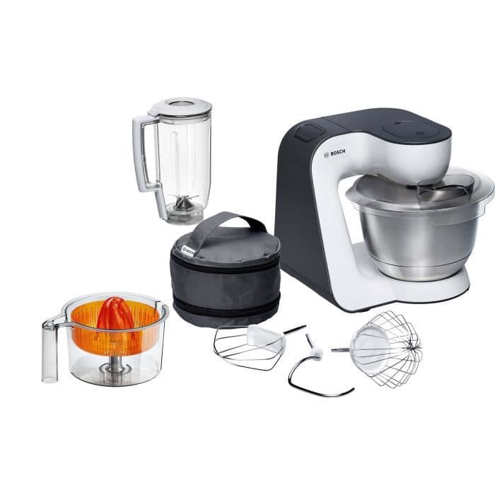 Bosch MUM5 Start Line universal matberedare 800 W 3,9 l Orange, Silver, Transparent, Vit
