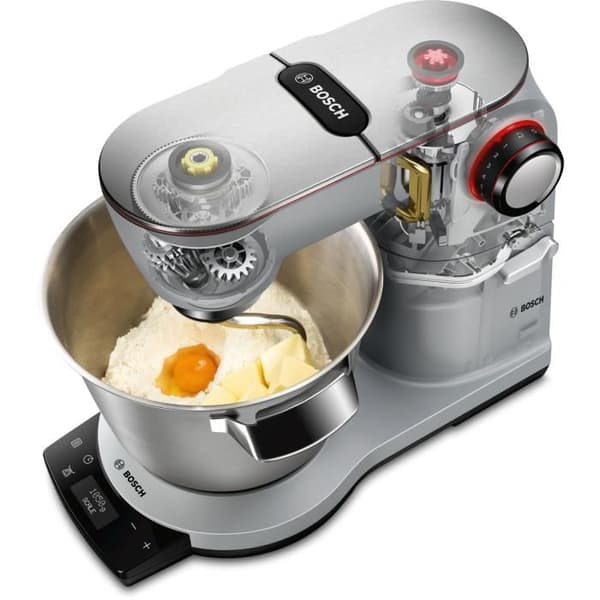 Serie 8 bakverksrobot MUM9AX5S00 - OptiMUM - 1600 W - 5,5 liters skål i rostfritt stål - med våg - Silver