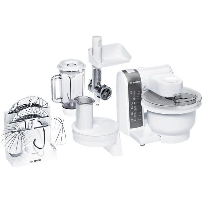 Bosch MUM 4 MUM4855 Matberedare 600 Watt vit-antracit