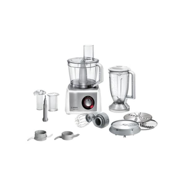 Bosch MultiTalent 8 MC812S814 Multifunktionsrobot 1250 Watt borstat rostfritt stål-vit