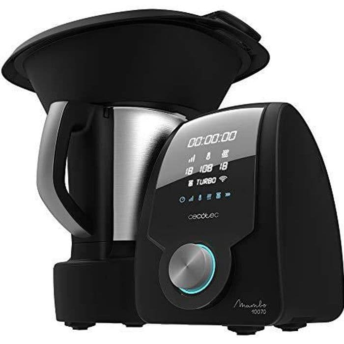 Cecotec Mambo 10070 multifunktionsmatberedare Exklusiv MamboMix-sked, 30 funktioner, 3,3 L skål i rostfritt stål