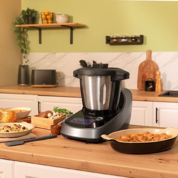 Multifunktionell köksrobot - Cecotec - Mambo Touch - 1600 W - 37 funktioner - 5" pekskärm