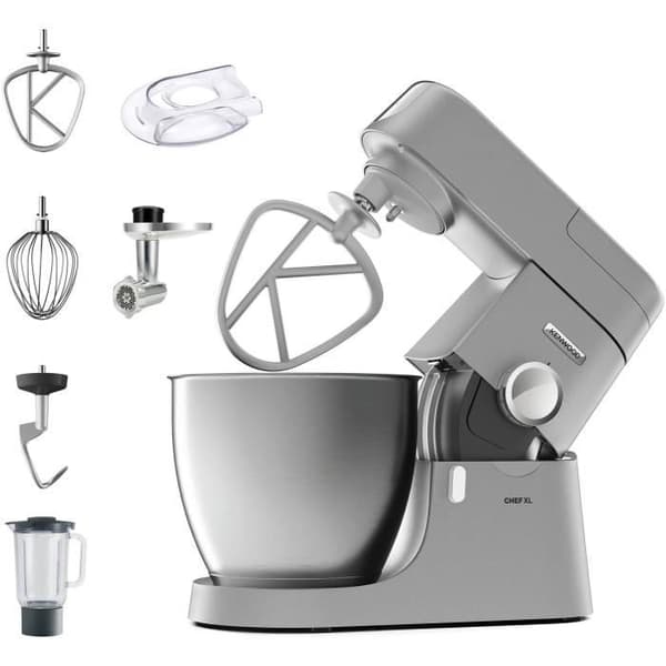 Matberedare Chef XL 6,7L Blender + Metallhackare - KENWOOD KVL4170S - Färg Silver