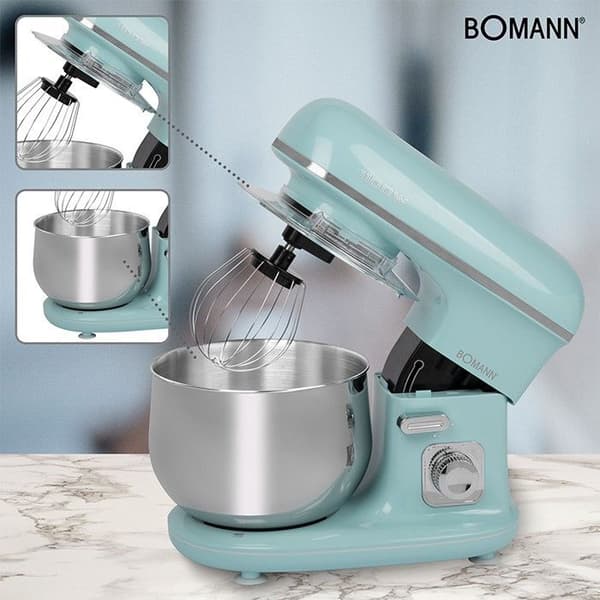 Multifunktionsblandarrobot 5L 1100W Bomann KM 6030 CB Mint/Grön