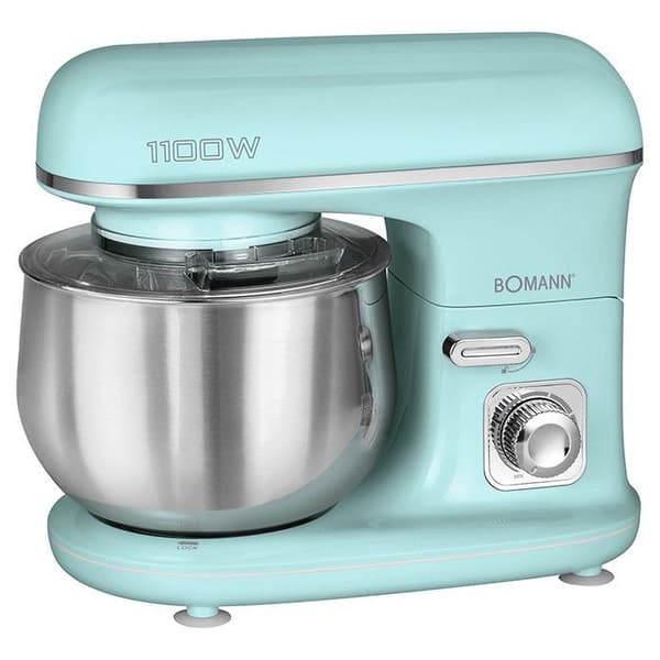 Multifunktionsblandarrobot 5L 1100W Bomann KM 6030 CB Mint/Grön