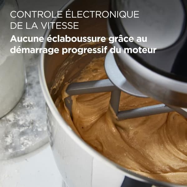 Kenwood KMIX750BK bakverksrobot - 5 liters skål - 6 hastigheter - 3 tillbehör - svart