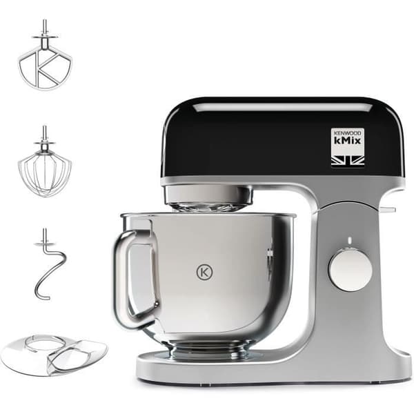 Kenwood KMIX750BK bakverksrobot - 5 liters skål - 6 hastigheter - 3 tillbehör - svart
