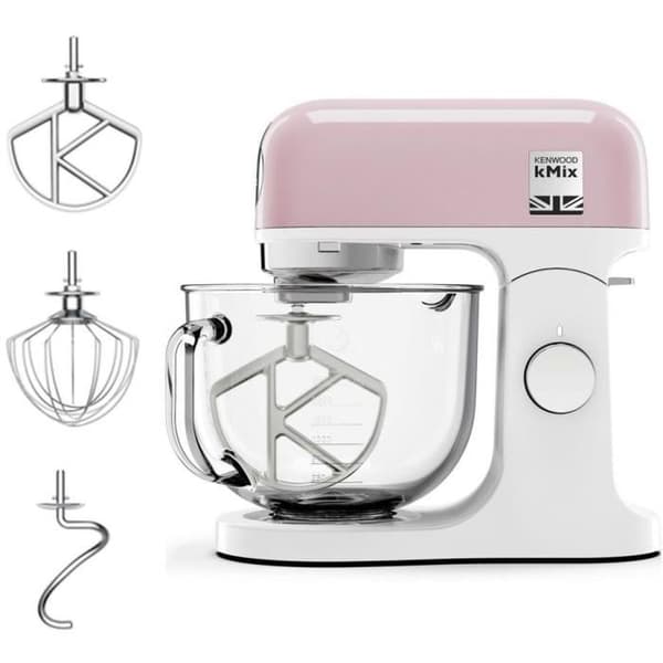 KENWOOD KMX754PP multifunktionsbakelserobot - - Professionell 1000W motor - 2 uttag för tillbehör - 5L glasskål med