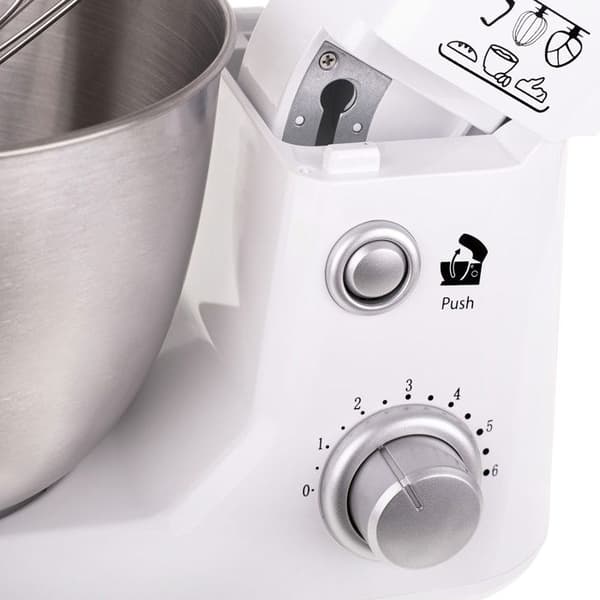 Robot Pâtissier Boulangerie Kök Hushåll Multifunktion Skål 4L Adler AD4216 1000W Vit 34278