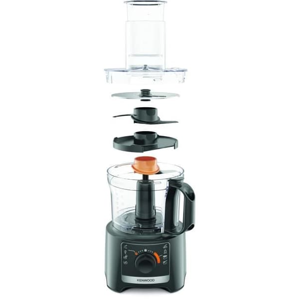 KENWOOD FDP31.020GY multifunktionsrobot - 2 hastigheter + Pulse - 800W - 2,1L skål + tillbehör