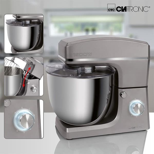 Multifunktions degblandare - CLATRONIC - KM 3765 - 10L - 1500W - 8 hastigheter