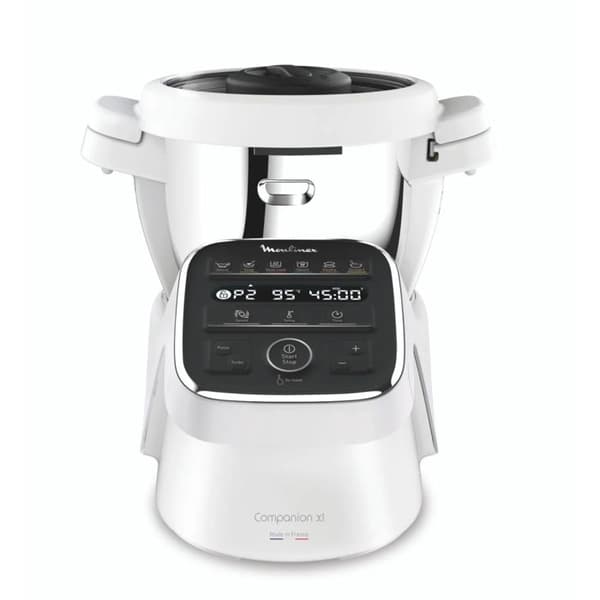 Moulinex multifunktionsmatberedare 3l 1550w vit/grå - hf80db10
