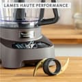 Miniatyrbild 5 av 5: MOULINEX Double Force multifunktionsrobot + 10 tillbehör, 1000 W, 2 L mixer, 31 funktioner, titanblad FP825E10