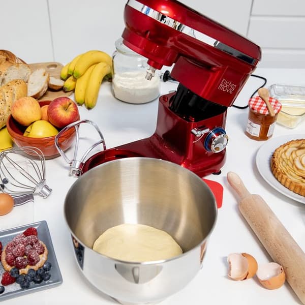 Kitchen Move Pastry Robot - BAT-1519BM - 1500W - 5,5L skål - DALLAS PRO - Stålröd