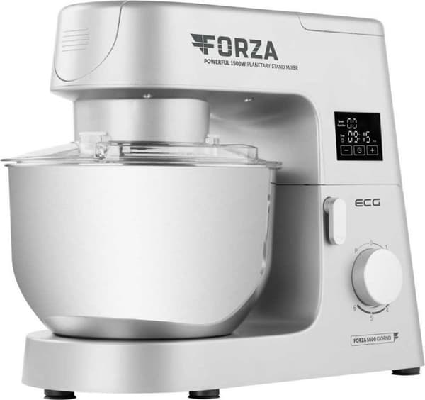 Multifunktionsrobot - hushållsrobot - köksrobot Ecg Harvester FORZA 5500 Giorno Argento