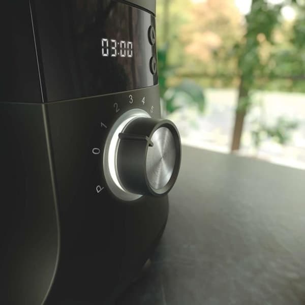 Philips 7000-serien köksmaskin, 5,5 L, degkrok, visp och visp, 1000 W, svart (HR7962/01)