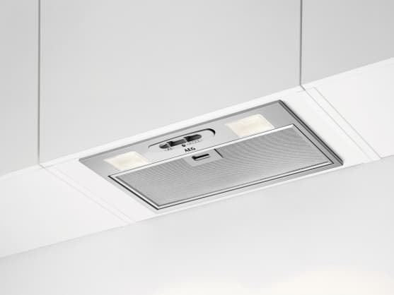 Inbyggd huva DGB3523S, AEG Gjuten aluminium