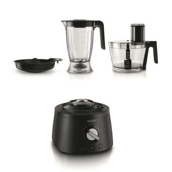 PHILIPS HR7776/90 matberedare, 1300W, kompakt 3-i-1, 3,4 l skål