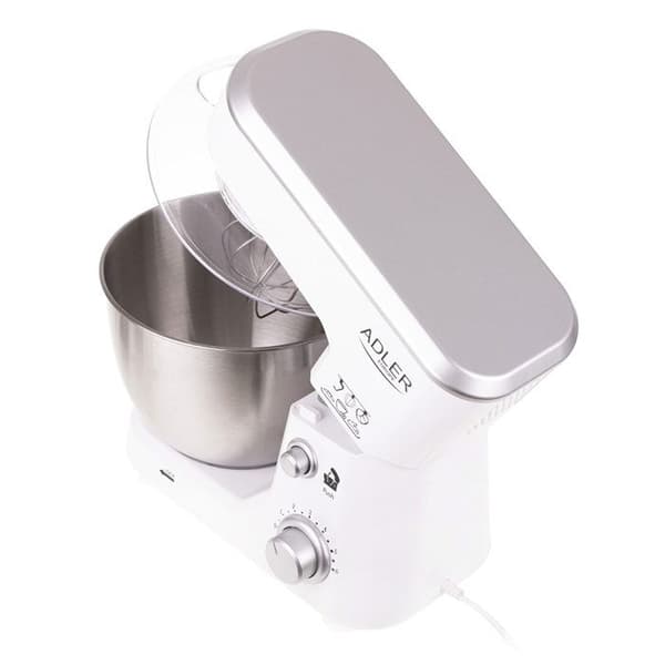 Robot Pâtissier Boulangerie Kök Hushåll Multifunktion Skål 4L Adler AD4216 1000W Vit 34278
