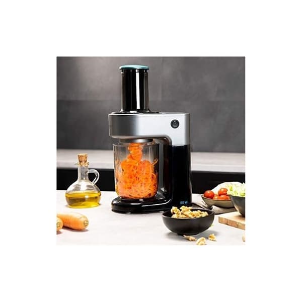 SpiralChef 400 köksrobot - CECOTEC - Rivjärn - Svart - 80 Watt - Pulsfunktion - 4 blad i rostfritt stål