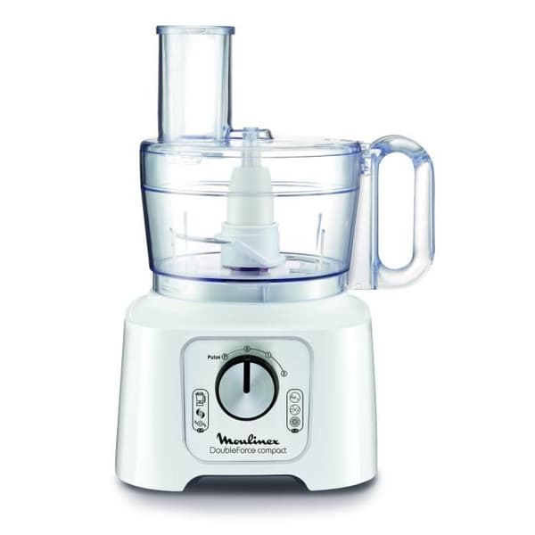 Moulinex DoubleForce Compact multifunktionsrobot - 800W - 6 hastigheter + puls - 7 tillbehör