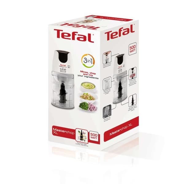 Tefal MB450B, 0,5 L, Transparent, Vit, Plast, 500 W, 1,04 kg, 126 mm