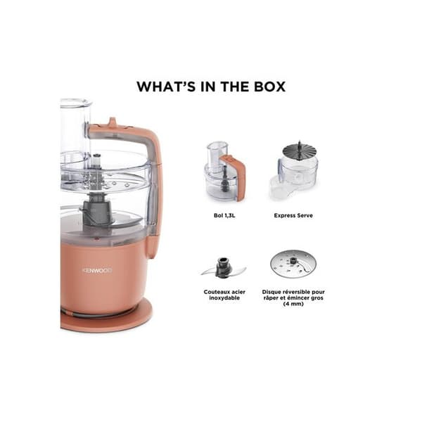 Robot multifunktion Kenwood GO FDP22.130RD 650W - Fiskande