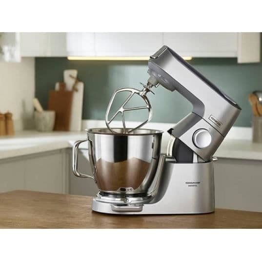 Bakverksrobot - KENWOOD - KVL85.004SI - XL multifunktion - 2 skålar i rostfritt stål - 7 L kapacitet