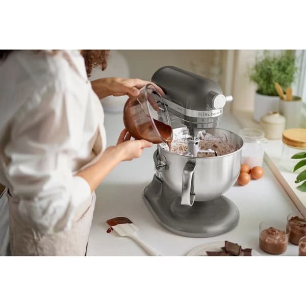 Robotpatissier multifunktion KITCHENAID Artisan 5.6 L - 375W - grå silver