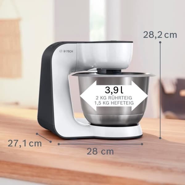 BOSCH MUM54A00 Mamma bakverksrobot - Svartvit