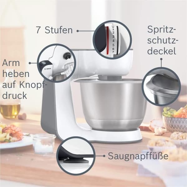 BOSCH MUM54A00 Mamma bakverksrobot - Svartvit