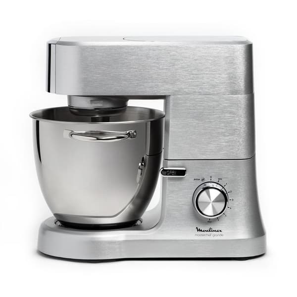 MOULINEX QA810D01 Masterchef Grande bakverksrobot - 6,7L skål i rostfritt stål - 10 hastigheter + Pulse - Konditorivaror
