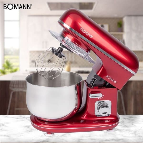 Bomann KM 6010 CB Multifunktionsblandarrobot 5L 1100W Röd