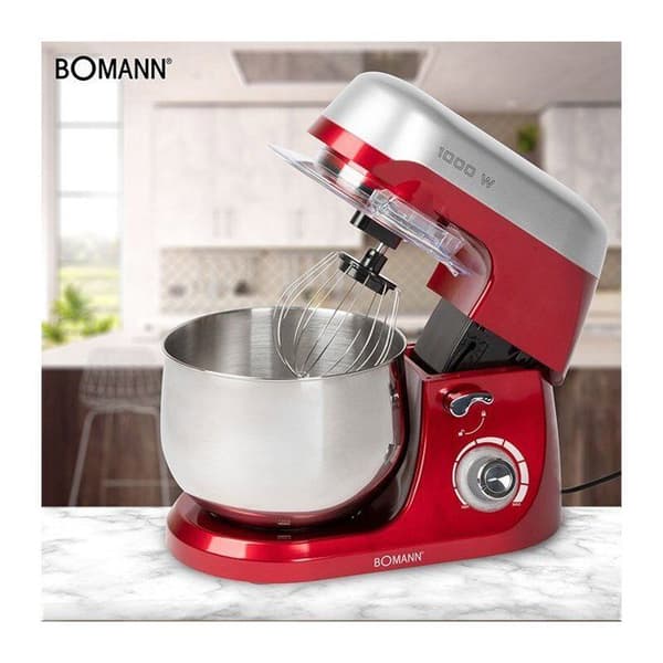 Bomann KM 6009 CB Multifunktionsblandarrobot 5L 1000W Röd
